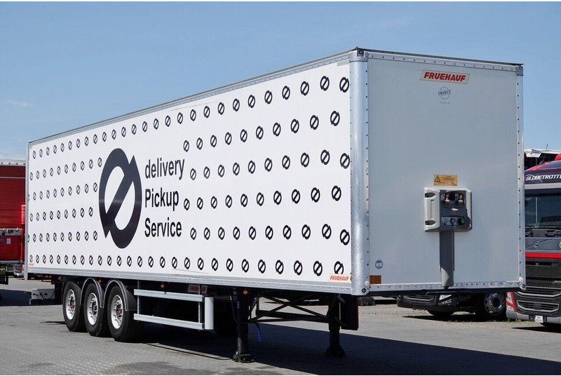 Fruehauf KONTENER / KOFFER / ROLETA / PODŁOGA BARDZO MOCNA : SZYNA-DESKA - Полуприцеп-фургон: фото 1 Fruehauf KONTENER / KOFFER / ROLETA / PODŁOGA BARDZO MOCNA : SZYNA-DESKA - Полуприцеп-фургон: фото 1