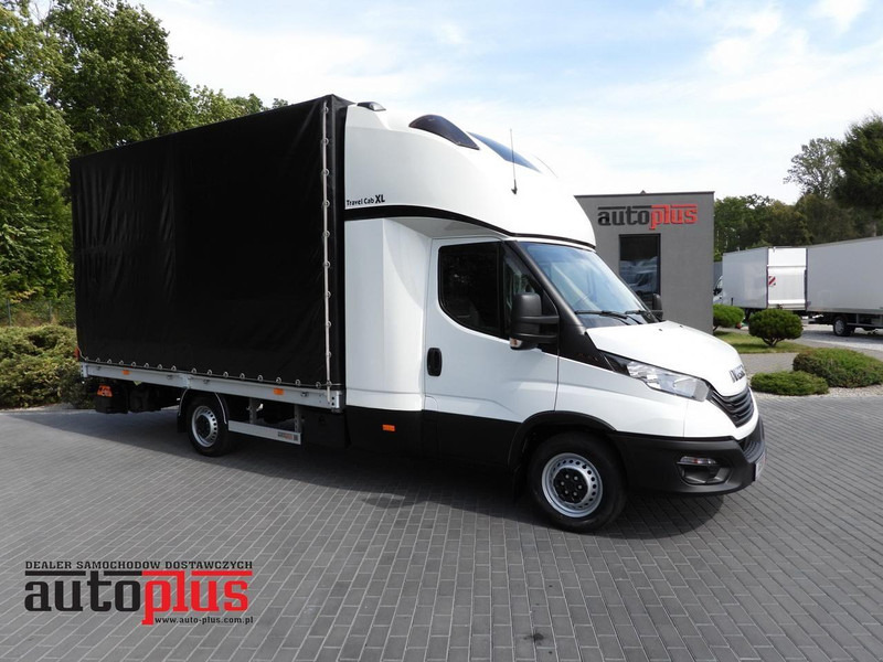 Iveco DAILY 35S18 PLANDEKA WINDA 8 PALET TEMPOMAT KLIMATYZACJA 180KM - Тентованный фургон: фото 1 Iveco DAILY 35S18 PLANDEKA WINDA 8 PALET TEMPOMAT KLIMATYZACJA 180KM - Тентованный фургон: фото 1