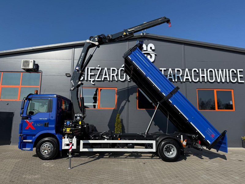 MAN TGM TGL 15.250 / E6 / wywrotka 3-S + HMF żuraw z pilotem / H - Самосвал, Автоманипулятор: фото 2 MAN TGM TGL 15.250 / E6 / wywrotka 3-S + HMF żuraw z pilotem / H - Самосвал, Автоманипулятор: фото 2