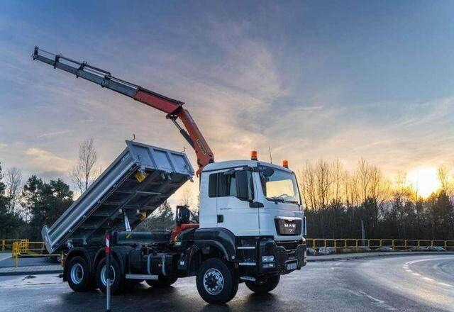 MAN TGS 26.360 6x6 PALFINGER PK 18001 EH Crane Kipe - Самосвал, Автоманипулятор: фото 4 MAN TGS 26.360 6x6 PALFINGER PK 18001 EH Crane Kipe - Самосвал, Автоманипулятор: фото 4