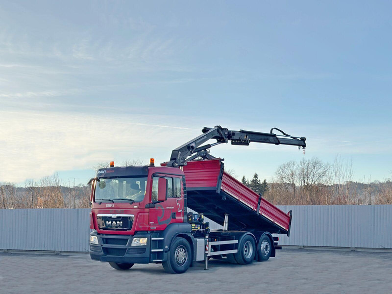 MAN TGS 26.360 Kipper 5,15m*HMF 1420 K2 + FUNK/6x2 - Самосвал, Автоманипулятор: фото 2 MAN TGS 26.360 Kipper 5,15m*HMF 1420 K2 + FUNK/6x2 - Самосвал, Автоманипулятор: фото 2