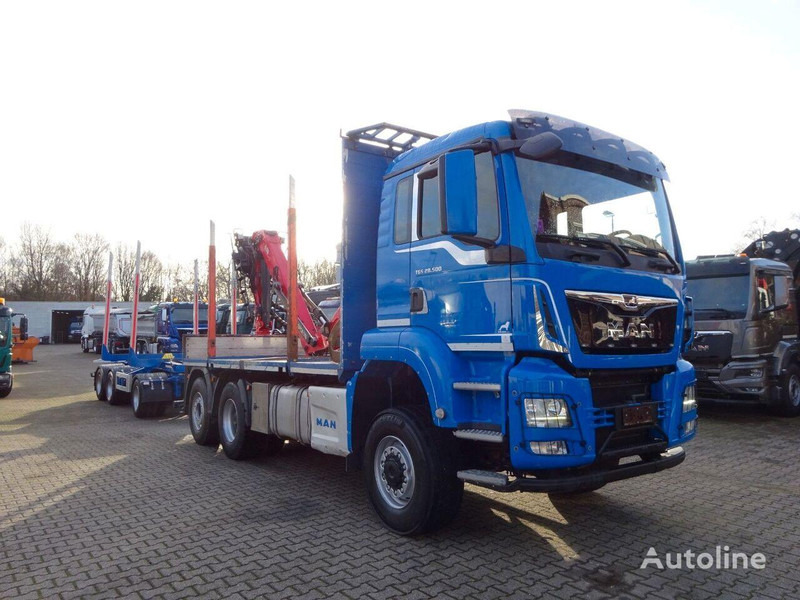 MAN TGS 28.500 6x4 Log truck + Crane Epsilon + Trailer - Лесовоз, Автоманипулятор: фото 2 MAN TGS 28.500 6x4 Log truck + Crane Epsilon + Trailer - Лесовоз, Автоманипулятор: фото 2