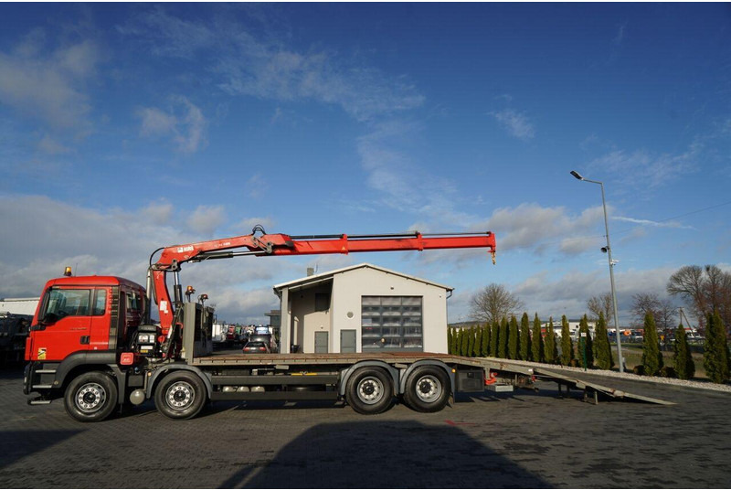 MAN TGS 35.360 / 8x2-4 / LAWETA + HDS HIAB 166 E-2 / 4 OSIOWY / NAJ - Эвакуатор: фото 2 MAN TGS 35.360 / 8x2-4 / LAWETA + HDS HIAB 166 E-2 / 4 OSIOWY / NAJ - Эвакуатор: фото 2