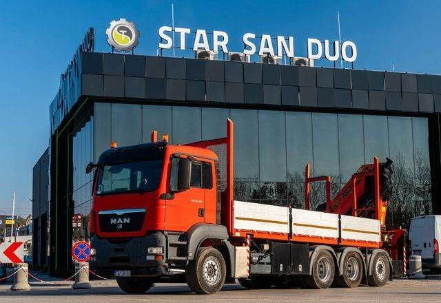 MAN TGS 35.400 PALFINGER PK 44002 WINCH TRIDEM KRAN - Грузовик бортовой/ Платформа, Автоманипулятор: фото 3 MAN TGS 35.400 PALFINGER PK 44002 WINCH TRIDEM KRAN - Грузовик бортовой/ Платформа, Автоманипулятор: фото 3