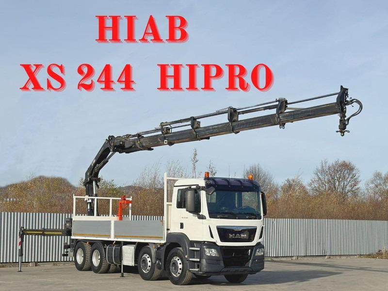 MAN TGS 35.440 * HIAB XS 244 HIPRO +FUNK / 8x4 - Грузовик бортовой/ Платформа, Автоманипулятор: фото 1 MAN TGS 35.440 * HIAB XS 244 HIPRO +FUNK / 8x4 - Грузовик бортовой/ Платформа, Автоманипулятор: фото 1