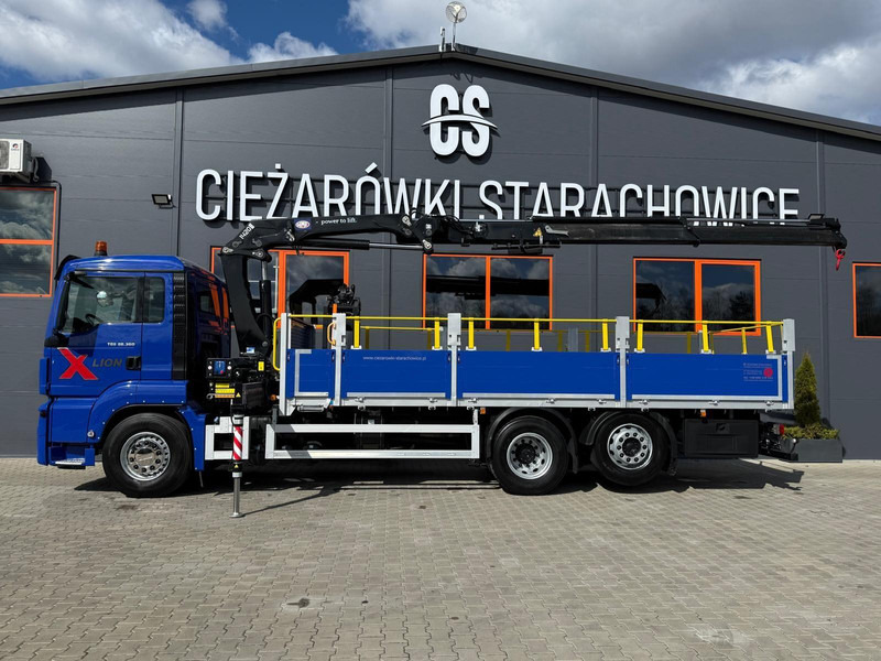 MAN TGS TGX 26.360 / E6 / 143tys km !!! skrzynia + żuraw HMF / manua - Грузовик бортовой/ Платформа, Автоманипулятор: фото 2 MAN TGS TGX 26.360 / E6 / 143tys km !!! skrzynia + żuraw HMF / manua - Грузовик бортовой/ Платформа, Автоманипулятор: фото 2