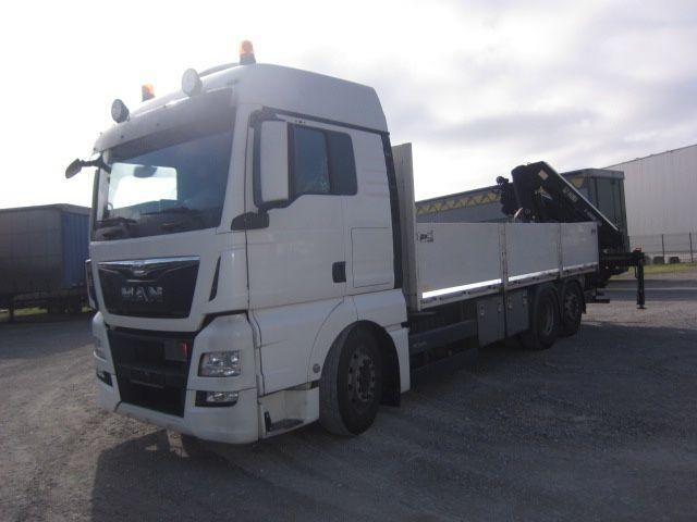 MAN TGX 26.440 mit Hiab-Kran Funkfernbedienung - Грузовик бортовой/ Платформа, Автоманипулятор: фото 2 MAN TGX 26.440 mit Hiab-Kran Funkfernbedienung - Грузовик бортовой/ Платформа, Автоманипулятор: фото 2