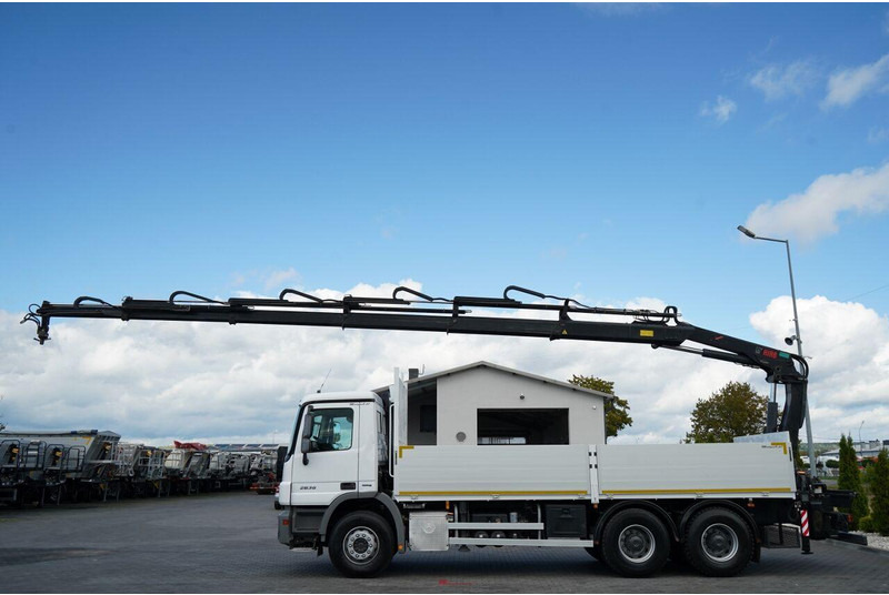 Mercedes-Benz ACTROS 2636 / 6x4 / SKRZYNIOWY 6,5 M + HDS HIAB / MOCNA PODŁOGA - Грузовик бортовой/ Платформа, Автоманипулятор: фото 3 Mercedes-Benz ACTROS 2636 / 6x4 / SKRZYNIOWY 6,5 M + HDS HIAB / MOCNA PODŁOGA - Грузовик бортовой/ Платформа, Автоманипулятор: фото 3