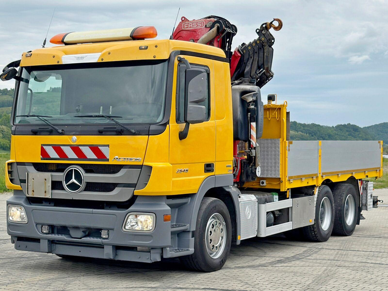 Mercedes-Benz ACTROS 2646 * FASSI F365AXP.26 + FUNK * 6x4 - Грузовик бортовой/ Платформа, Автоманипулятор: фото 4 Mercedes-Benz ACTROS 2646 * FASSI F365AXP.26 + FUNK * 6x4 - Грузовик бортовой/ Платформа, Автоманипулятор: фото 4