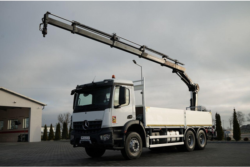 Mercedes-Benz AROCS 2640 / 6x4 / SKRZYNIOWY - 6,5 M / HDS HIAB 144 / wysów: 12 - Грузовик бортовой/ Платформа, Автоманипулятор: фото 1 Mercedes-Benz AROCS 2640 / 6x4 / SKRZYNIOWY - 6,5 M / HDS HIAB 144 / wysów: 12 - Грузовик бортовой/ Платформа, Автоманипулятор: фото 1