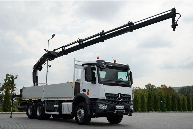 Mercedes-Benz / AROCS 2640 / 6x4 / SKRZYNIOWY - 6,5 M / HDS HIAB XS 144 / wysó - Грузовик бортовой/ Платформа, Автоманипулятор: фото 1 Mercedes-Benz / AROCS 2640 / 6x4 / SKRZYNIOWY - 6,5 M / HDS HIAB XS 144 / wysó - Грузовик бортовой/ Платформа, Автоманипулятор: фото 1