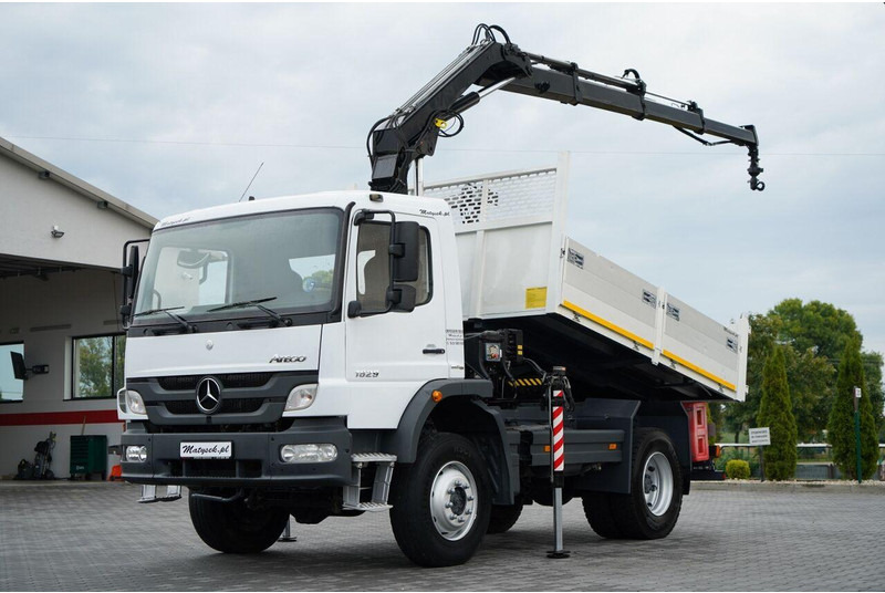 Mercedes-Benz ATEGO 1629 / 4x4 / WYWROTKA + HDS HIAB 111 B-3 / PILOT / ROTAT - Самосвал, Автоманипулятор: фото 2 Mercedes-Benz ATEGO 1629 / 4x4 / WYWROTKA + HDS HIAB 111 B-3 / PILOT / ROTAT - Самосвал, Автоманипулятор: фото 2