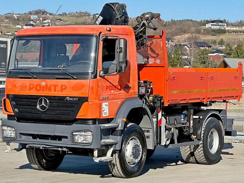 Mercedes-Benz AXOR 1829 * HIAB 1111 HIDUO + FUNK * TOP * 4x4 - Самосвал, Автоманипулятор: фото 3 Mercedes-Benz AXOR 1829 * HIAB 1111 HIDUO + FUNK * TOP * 4x4 - Самосвал, Автоманипулятор: фото 3