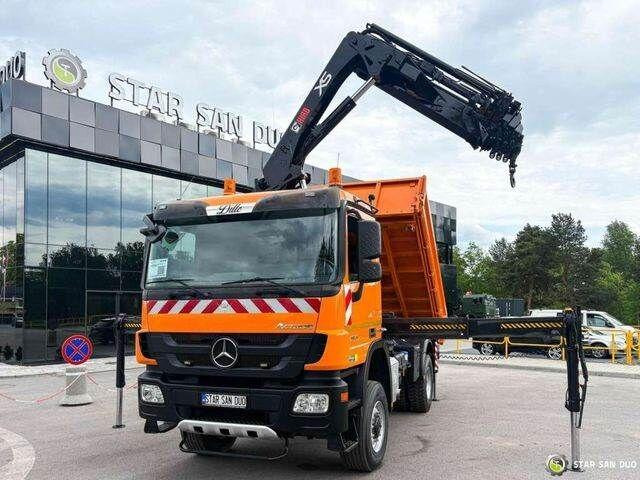 Mercedes-Benz Actros 1841 AK 4x4 Hiab 288E-7 Crane Kipper - Самосвал, Автоманипулятор: фото 4 Mercedes-Benz Actros 1841 AK 4x4 Hiab 288E-7 Crane Kipper - Самосвал, Автоманипулятор: фото 4