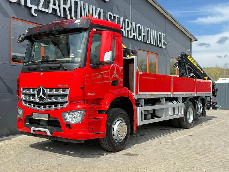 Mercedes-Benz Arocs Actros 2532 / E6 / 6x2 / skrzynia + żuraw Palfinger / budo - Грузовик бортовой/ Платформа, Автоманипулятор: фото 2 Mercedes-Benz Arocs Actros 2532 / E6 / 6x2 / skrzynia + żuraw Palfinger / budo - Грузовик бортовой/ Платформа, Автоманипулятор: фото 2