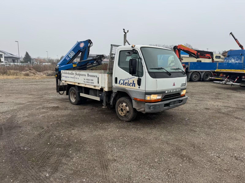 Mitsubishi Canter FE649 - Flatbed truck + crane - Грузовик бортовой/ Платформа, Автоманипулятор: фото 2 Mitsubishi Canter FE649 - Flatbed truck + crane - Грузовик бортовой/ Платформа, Автоманипулятор: фото 2