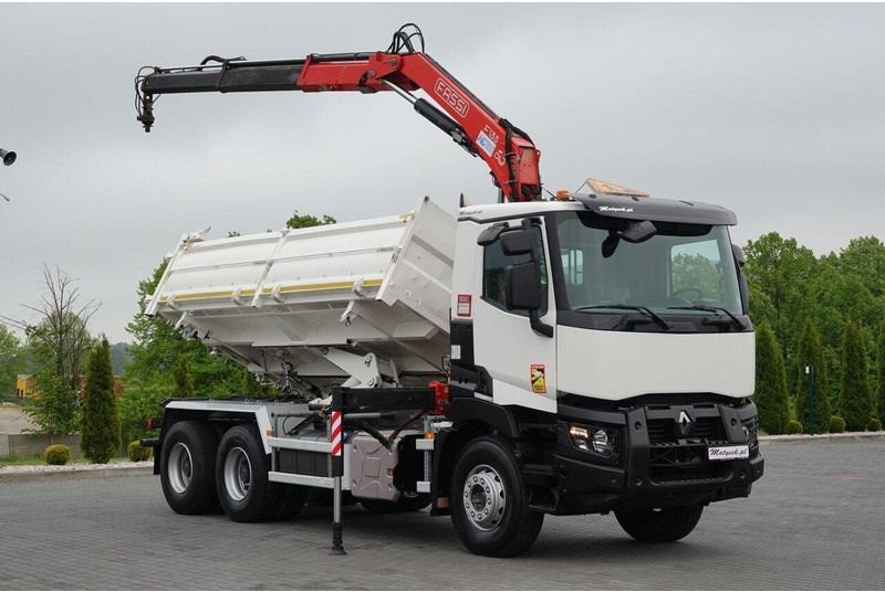 Самосвал, Автоманипулятор Renault C 380 / 6x4 / WYWROTKA 3 STRONNA + HDS FASSI F135 / HYDROBURTA: фото 11 Самосвал, Автоманипулятор Renault C 380 / 6x4 / WYWROTKA 3 STRONNA + HDS FASSI F135 / HYDROBURTA: фото 11