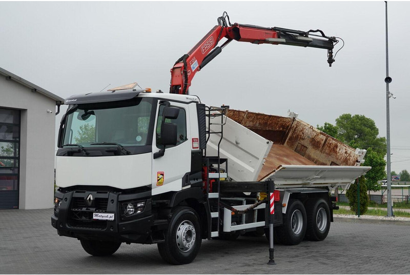Самосвал, Автоманипулятор Renault C 380 / 6x4 / WYWROTKA 3 STRONNA + HDS FASSI F135 / HYDROBURTA: фото 8 Самосвал, Автоманипулятор Renault C 380 / 6x4 / WYWROTKA 3 STRONNA + HDS FASSI F135 / HYDROBURTA: фото 8