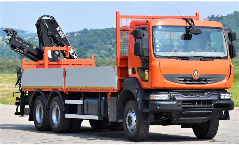 Renault KERAX 410 * HIAB 144 B-3 HIDUO / 6x4 * TOP - Грузовик бортовой/ Платформа, Автоманипулятор: фото 3 Renault KERAX 410 * HIAB 144 B-3 HIDUO / 6x4 * TOP - Грузовик бортовой/ Платформа, Автоманипулятор: фото 3