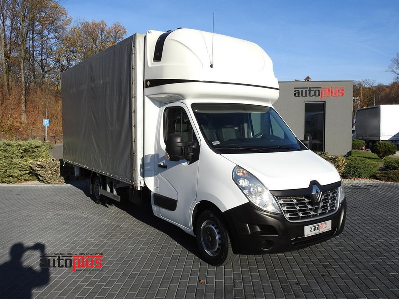 Renault MASTER PLANDEKA 10 PALET TEMPOMAT KLIMATYZACJA PNEUMATYKA 170KM - Тентованный фургон: фото 1 Renault MASTER PLANDEKA 10 PALET TEMPOMAT KLIMATYZACJA PNEUMATYKA 170KM - Тентованный фургон: фото 1