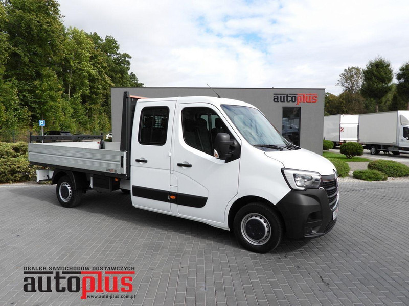 Renault MASTER SKRZYNIA PODWÓJNA KABINA DOKA 7 MIEJSC LEDY KLIMATYZACJA - Малотоннажный бортовой грузовик: фото 1 Renault MASTER SKRZYNIA PODWÓJNA KABINA DOKA 7 MIEJSC LEDY KLIMATYZACJA - Малотоннажный бортовой грузовик: фото 1