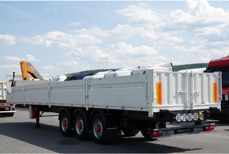 Samro NACZEPA BURTOWA / + HDS EFFER 95-3S - WYSÓW : 9 METRÓW / SPROWA - Полуприцеп бортовой/ Платформа: фото 4 Samro NACZEPA BURTOWA / + HDS EFFER 95-3S - WYSÓW : 9 METRÓW / SPROWA - Полуприцеп бортовой/ Платформа: фото 4