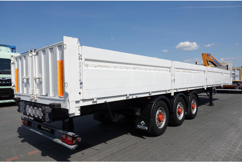 Samro NACZEPA BURTOWA / + HDS EFFER 95-3S - WYSÓW : 9 METRÓW / SPROWA - Полуприцеп бортовой/ Платформа: фото 5 Samro NACZEPA BURTOWA / + HDS EFFER 95-3S - WYSÓW : 9 METRÓW / SPROWA - Полуприцеп бортовой/ Платформа: фото 5