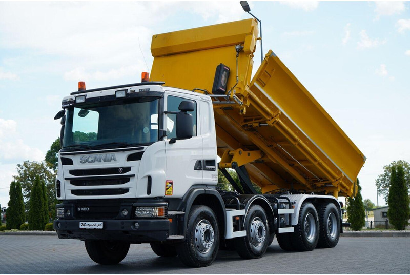 Scania G 400 / 8x4 / WYWROTKA 2 STRONNA / BORDMATIC / MANUAL - Самосвал: фото 1 Scania G 400 / 8x4 / WYWROTKA 2 STRONNA / BORDMATIC / MANUAL - Самосвал: фото 1