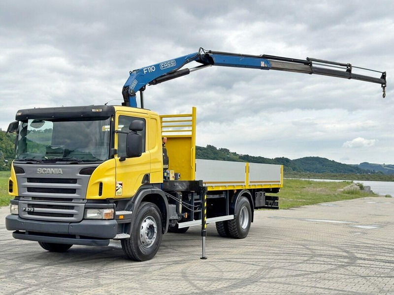 Scania P 270 * FASSI F110A.23 + FUNK * TOPZUSTAND - Грузовик бортовой/ Платформа, Автоманипулятор: фото 2 Scania P 270 * FASSI F110A.23 + FUNK * TOPZUSTAND - Грузовик бортовой/ Платформа, Автоманипулятор: фото 2