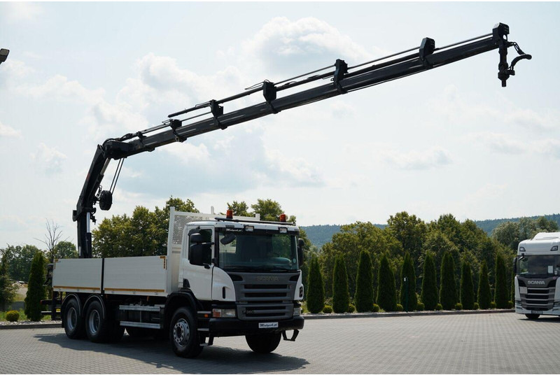 Scania P 360 / 6X4 / SKRZYNIOWY 4.85 + HDS HIAB 211 E-6 HIDUO / UDŹWIG - Грузовик бортовой/ Платформа, Автоманипулятор: фото 1 Scania P 360 / 6X4 / SKRZYNIOWY 4.85 + HDS HIAB 211 E-6 HIDUO / UDŹWIG - Грузовик бортовой/ Платформа, Автоманипулятор: фото 1