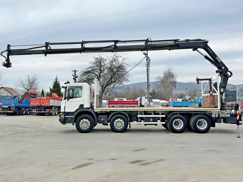 Scania P 410*PLATFORM 7,00m*HIAB 244 E-5 HIPRO+FUNK/8x4 - Грузовик бортовой/ Платформа, Автоманипулятор: фото 5 Scania P 410*PLATFORM 7,00m*HIAB 244 E-5 HIPRO+FUNK/8x4 - Грузовик бортовой/ Платформа, Автоманипулятор: фото 5