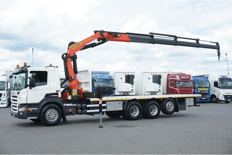 Scania P 420 / 8 X 4 / TRIDEM / SKRZYNIOWY + HDS / PALFINGER PK 26002 / - Грузовик бортовой/ Платформа, Автоманипулятор: фото 4 Scania P 420 / 8 X 4 / TRIDEM / SKRZYNIOWY + HDS / PALFINGER PK 26002 / - Грузовик бортовой/ Платформа, Автоманипулятор: фото 4