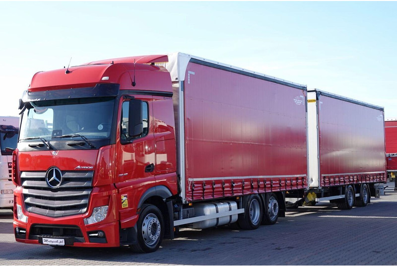 Mercedes-Benz ACTROS 2548 / ZESTAW TANDEM 120 M3 / PRZEJAZDOWY / KLIMA POSTOJO - Тягач: фото 1 Mercedes-Benz ACTROS 2548 / ZESTAW TANDEM 120 M3 / PRZEJAZDOWY / KLIMA POSTOJO - Тягач: фото 1
