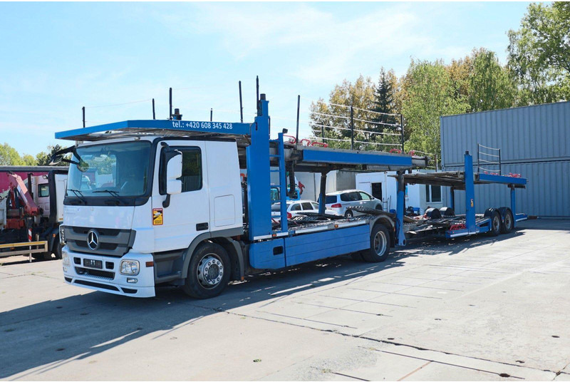 Mercedes-Benz Actros 1841 Car transporter + Trailer - Тягач: фото 1 Mercedes-Benz Actros 1841 Car transporter + Trailer - Тягач: фото 1