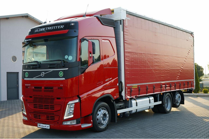 Volvo FH 460 / FIRANKA / 6x2 / PODNOSZONY DACH / I-PARK COOL / OŚ PODN - Тентованный грузовик: фото 1 Volvo FH 460 / FIRANKA / 6x2 / PODNOSZONY DACH / I-PARK COOL / OŚ PODN - Тентованный грузовик: фото 1