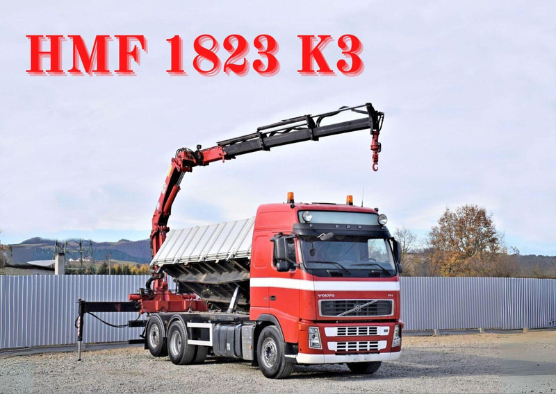 Volvo FH 480 Kipper 6,20m + HMF 1823 K3 + FUNK - Самосвал, Автоманипулятор: фото 1 Volvo FH 480 Kipper 6,20m + HMF 1823 K3 + FUNK - Самосвал, Автоманипулятор: фото 1