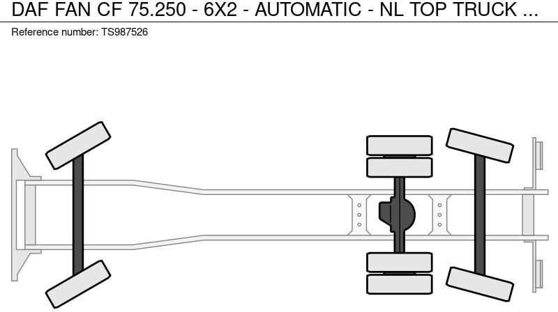 Мусоровоз DAF FAN CF 75.250 - 6X2 - AUTOMATIC - NL TOP TRUCK: фото 13