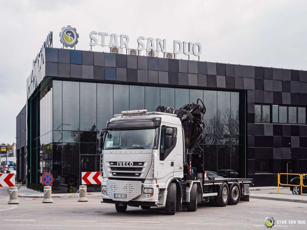 Iveco STRALIS AS320S50Y 8x2 HMF 8520-0K6 FLY JIB Winc - Автоманипулятор: фото 5 Iveco STRALIS AS320S50Y 8x2 HMF 8520-0K6 FLY JIB Winc - Автоманипулятор: фото 5