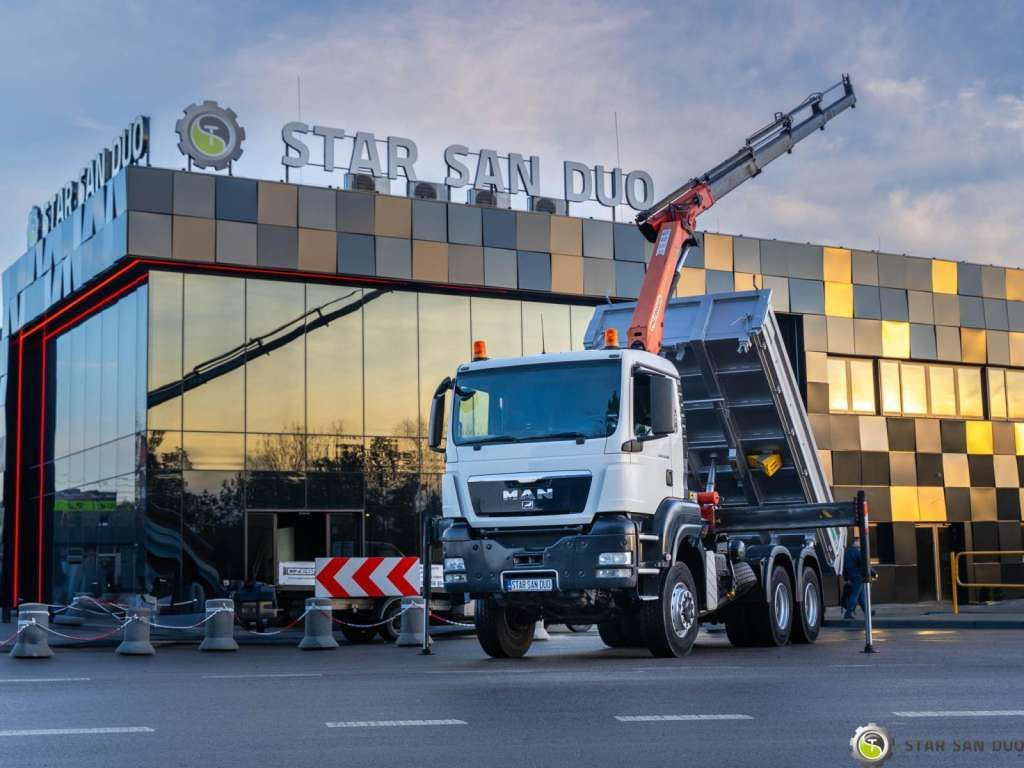 MAN TGS 26.360 6x6 PALFINGER PK 18001 EH Crane Kipe - Самосвал: фото 1 MAN TGS 26.360 6x6 PALFINGER PK 18001 EH Crane Kipe - Самосвал: фото 1
