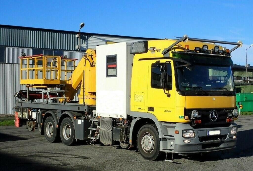 Грузовик с подъемником Mercedes-Benz 3344 SRT SCHÖRLING Road Rail Railway Zweiweg .: фото 10