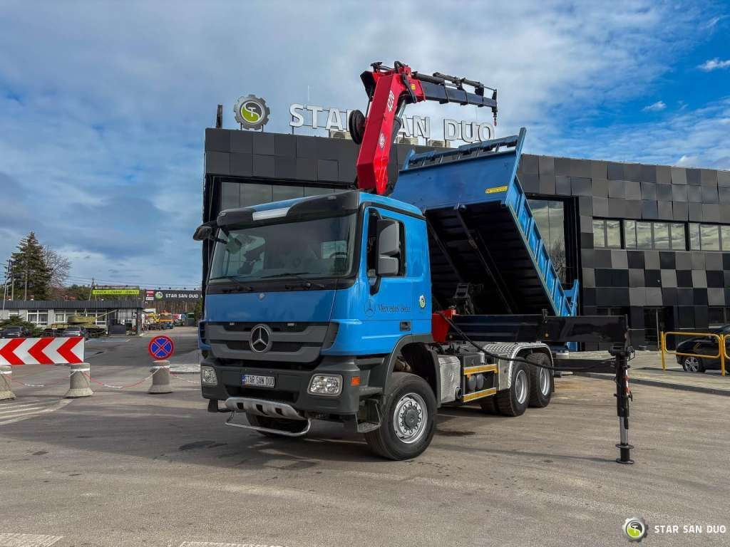 Mercedes-Benz ACTROS 3341 6x6 HMF 4220 K4 CRANE KIPPER - Самосвал: фото 5 Mercedes-Benz ACTROS 3341 6x6 HMF 4220 K4 CRANE KIPPER - Самосвал: фото 5