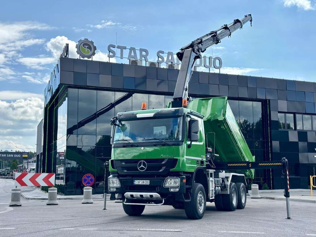 Mercedes-Benz ACTROS 3346 6x6 HIAB 244EP-4 Crane Kipper - Автоманипулятор: фото 1 Mercedes-Benz ACTROS 3346 6x6 HIAB 244EP-4 Crane Kipper - Автоманипулятор: фото 1