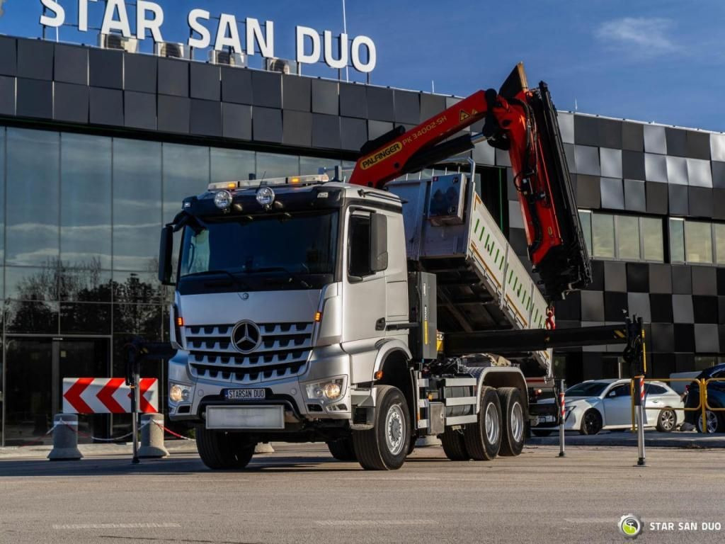 Mercedes-Benz AROCS 2651 6x6 PALFINGER PK 34002 CRANE KIPPER - Автоманипулятор, Самосвал: фото 2 Mercedes-Benz AROCS 2651 6x6 PALFINGER PK 34002 CRANE KIPPER - Автоманипулятор, Самосвал: фото 2