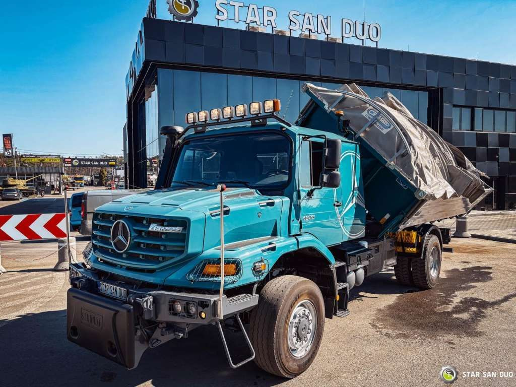 Mercedes-Benz Zetros 1833 4x4 Kipper Camper Chassis - Самосвал: фото 4 Mercedes-Benz Zetros 1833 4x4 Kipper Camper Chassis - Самосвал: фото 4