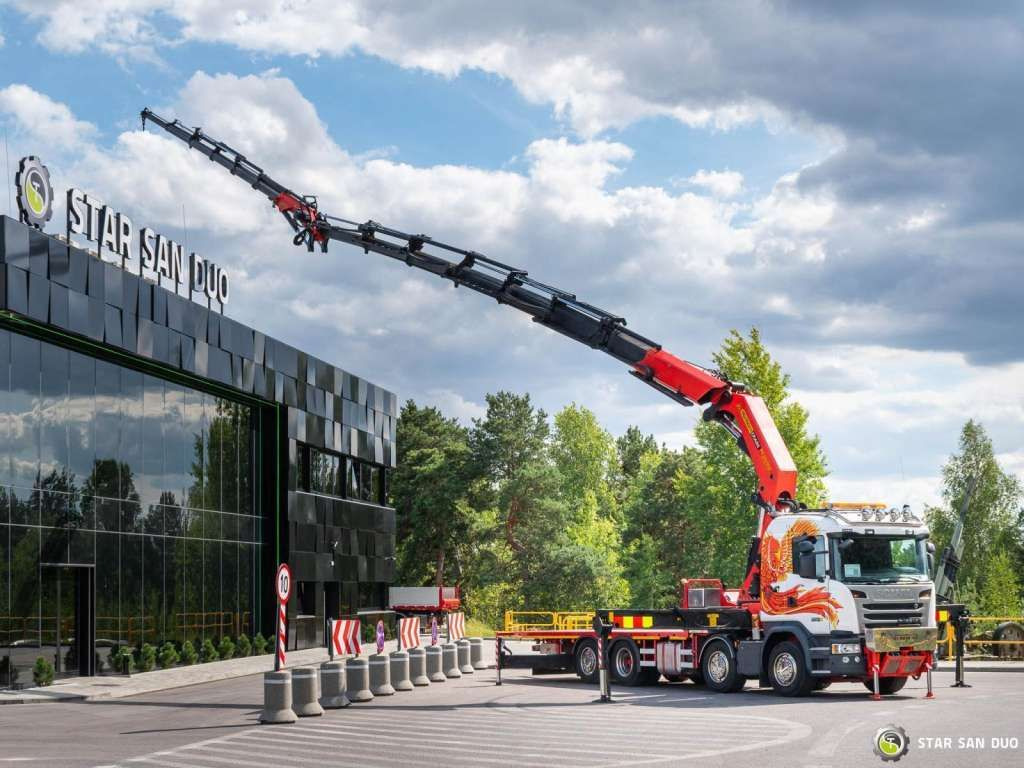 Scania  G450 8x2 PALFINGER PK 85002 Fly Jib Winch - Автоманипулятор: фото 2 Scania  G450 8x2 PALFINGER PK 85002 Fly Jib Winch - Автоманипулятор: фото 2