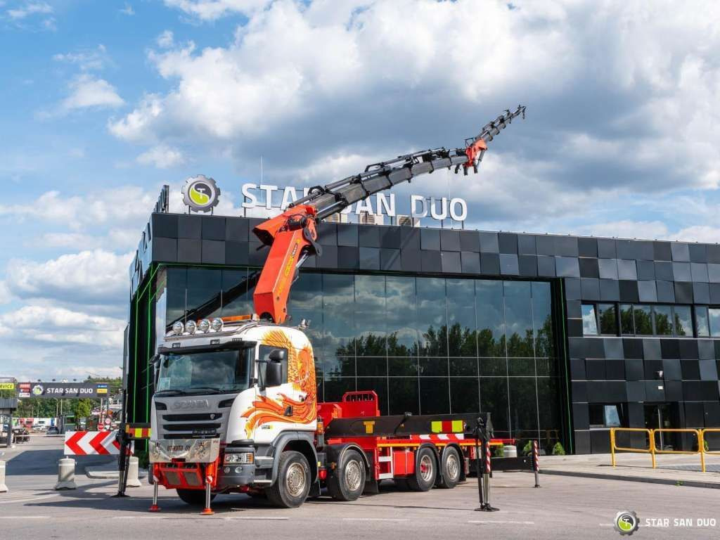 Scania  G450 8x2 PALFINGER PK 85002 Fly Jib Winch - Автоманипулятор: фото 3 Scania  G450 8x2 PALFINGER PK 85002 Fly Jib Winch - Автоманипулятор: фото 3