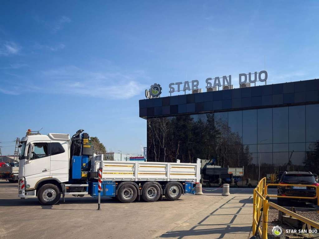 Автоманипулятор Volvo  FH 16.550 8x4 Palfinger PK 34002-SH Crane Kippe: фото 8