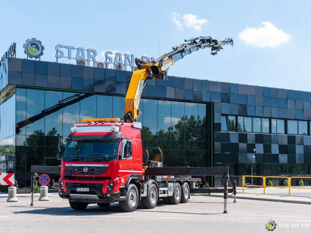 Volvo  FMX 500 8x2 Effer 585 Fly Jib Winch Crane Kran - Автоманипулятор: фото 1 Volvo  FMX 500 8x2 Effer 585 Fly Jib Winch Crane Kran - Автоманипулятор: фото 1