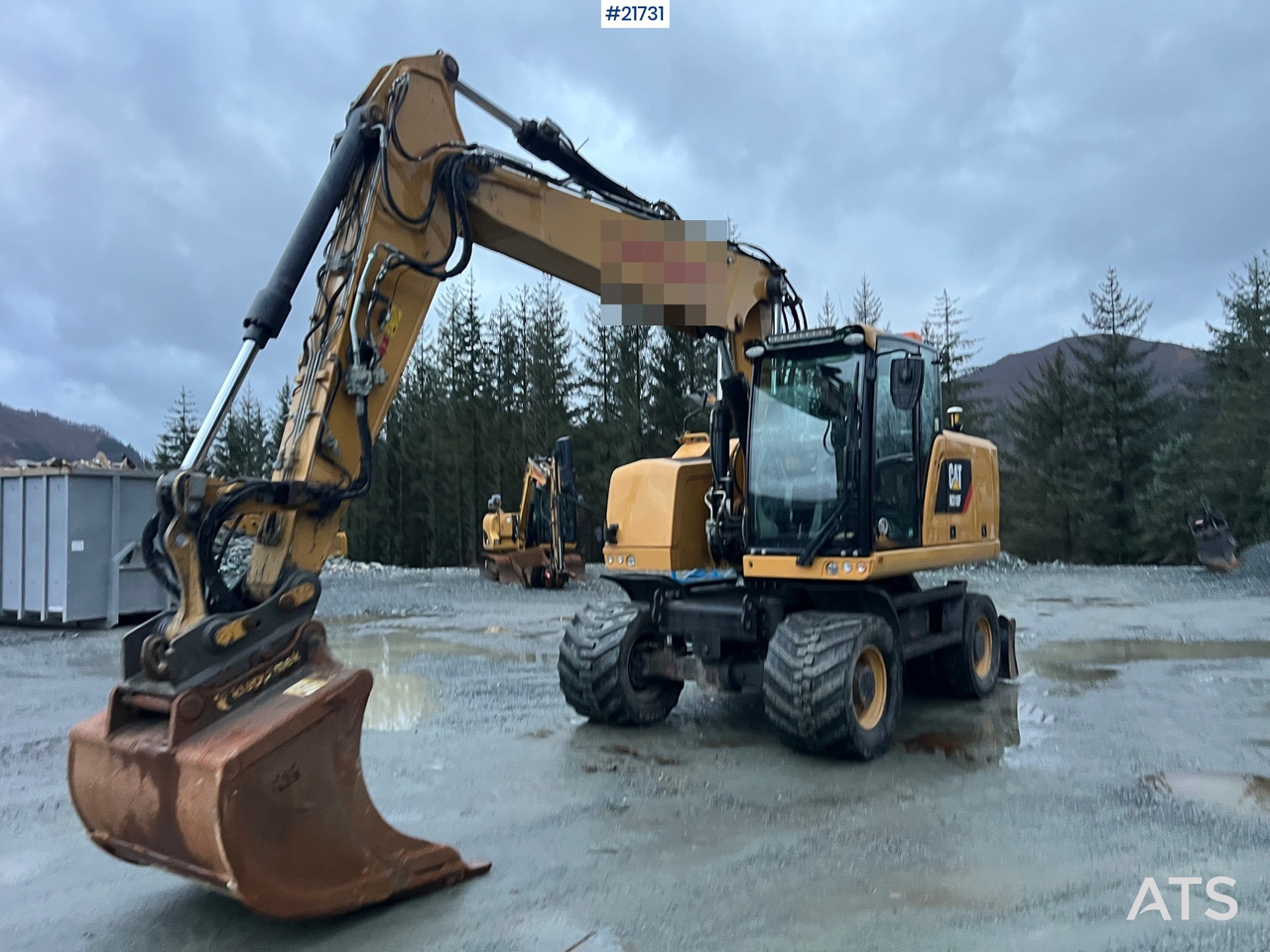 CAT M318F Hjulmaskin m/ oilquick og tannskuffe - Колёсный экскаватор: фото 3 CAT M318F Hjulmaskin m/ oilquick og tannskuffe - Колёсный экскаватор: фото 3