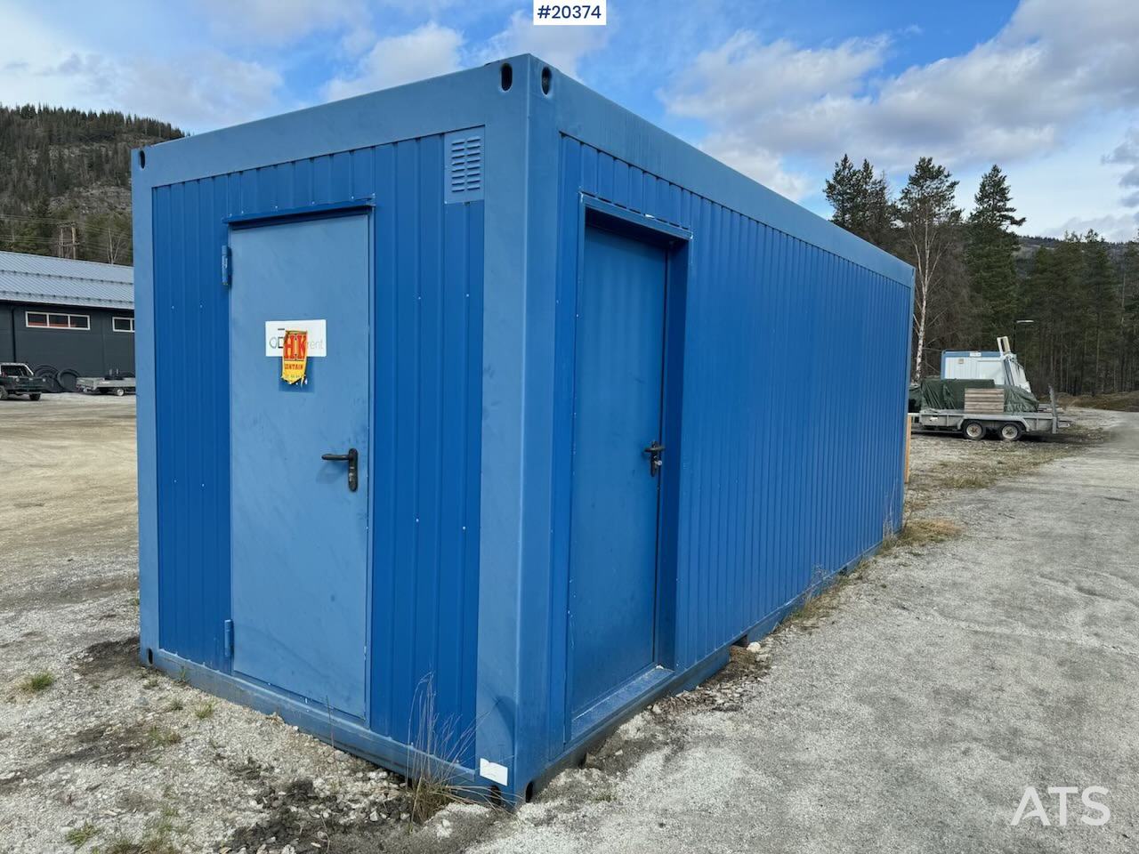 Containerbrakke med tre innganger - Жилой контейнер: фото 4 Containerbrakke med tre innganger - Жилой контейнер: фото 4